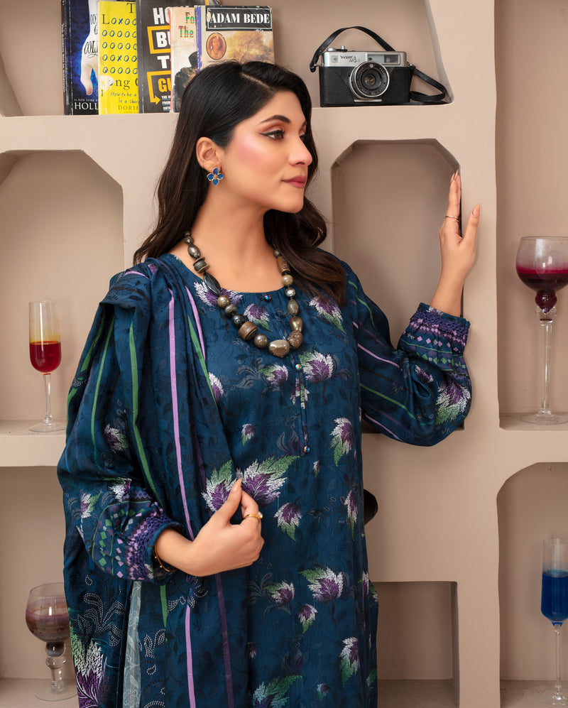 KHOOBSURAT Viscose EMB Shirt & Dupatta Vol-2452