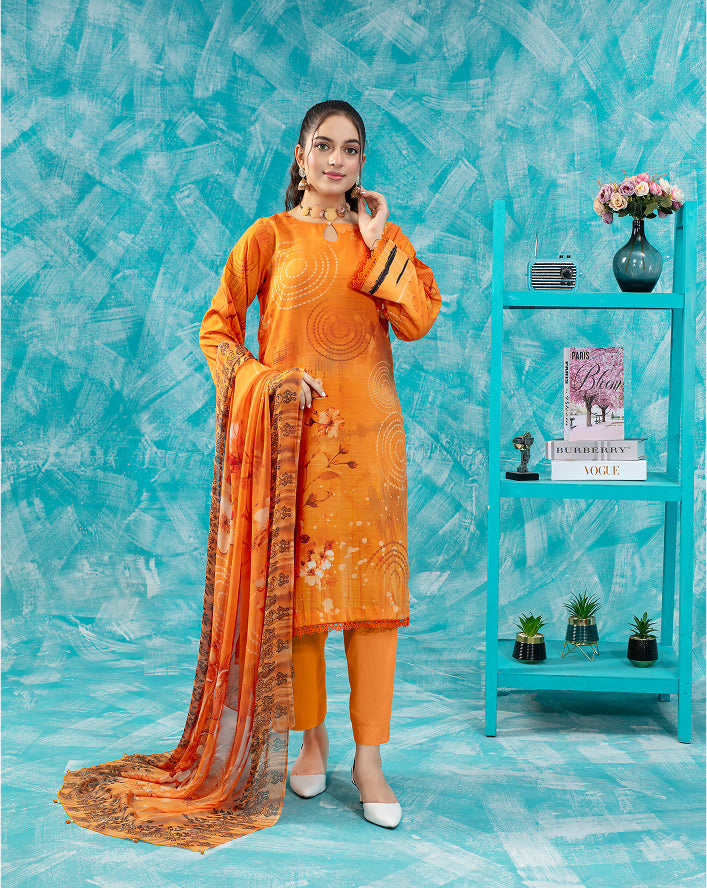 ALEEZAY Viscose PRINT Shirt & Dupatta VOL-2475