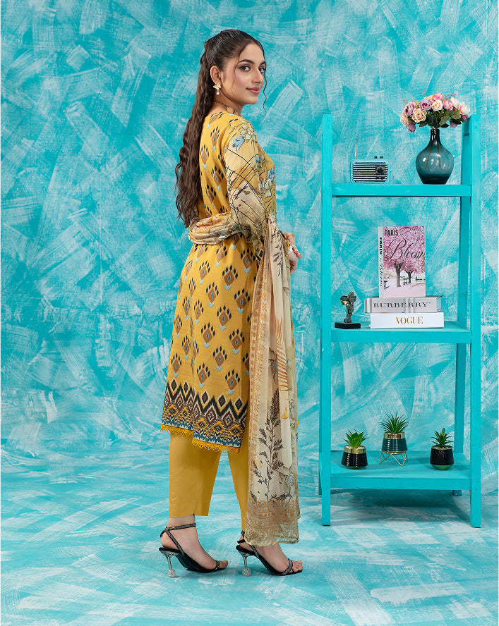 ALEEZAY Viscose PRINT Shirt & Dupatta VOL-2475