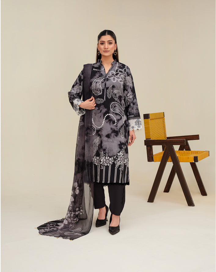 ALEEZAY Viscose Print Shirt & Dupatta VOL-2480