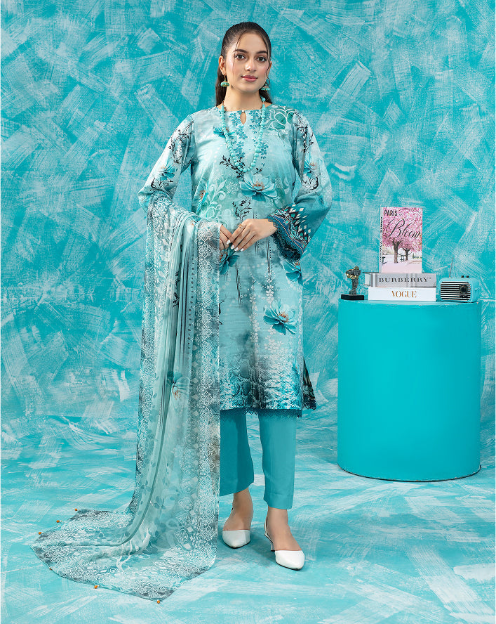 ALEEZAY Viscose PRINT Shirt & Dupatta VOL-2475
