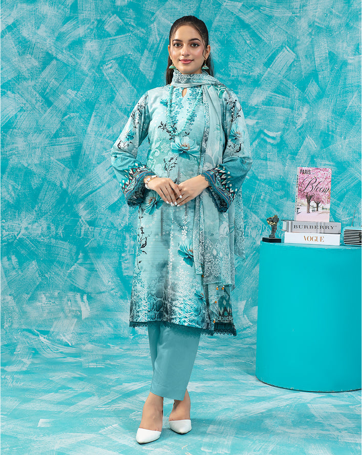 ALEEZAY Viscose PRINT Shirt & Dupatta VOL-2475