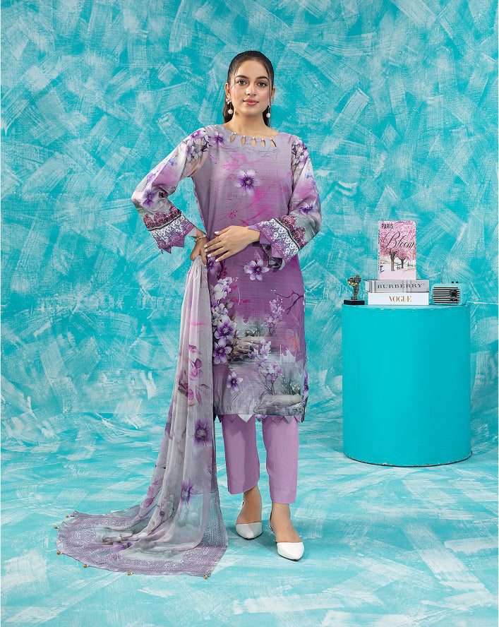 ALEEZAY Viscose PRINT Shirt & Dupatta VOL-2475