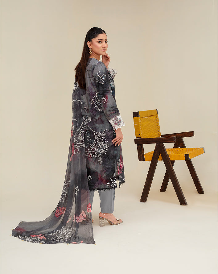 ALEEZAY Viscose Print Shirt & Dupatta VOL-2480