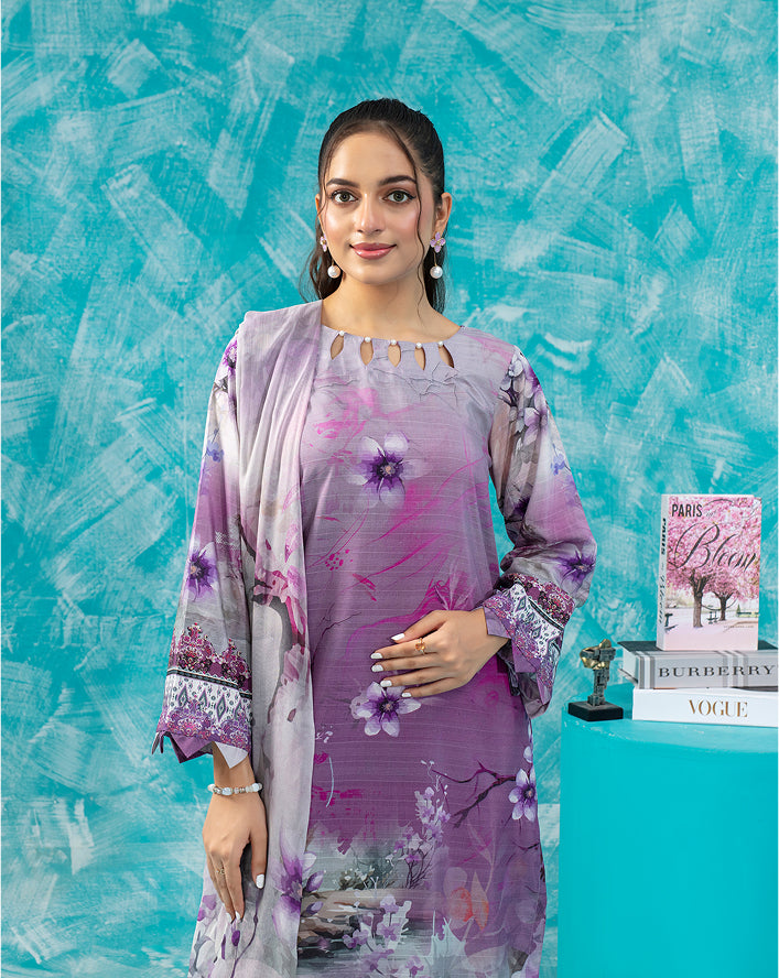 ALEEZAY Viscose PRINT Shirt & Dupatta VOL-2475