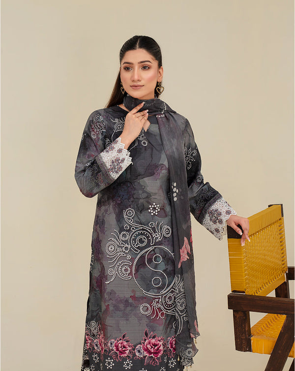 ALEEZAY Viscose Print Shirt & Dupatta VOL-2480