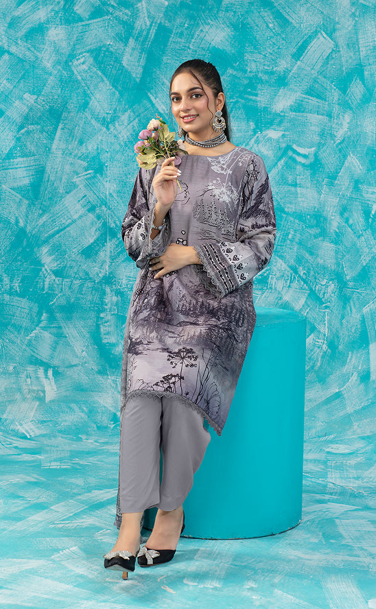 ALEEZAY Viscose PRINT Shirt & Dupatta VOL-2475