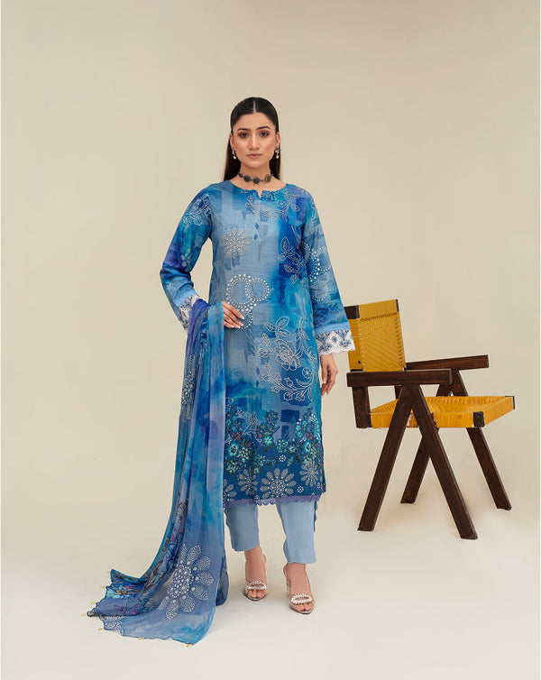 ALEEZAY Viscose Print Shirt & Dupatta VOL-2480