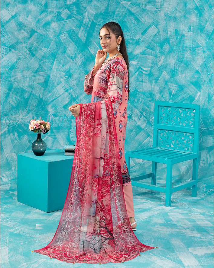 ALEEZAY Viscose PRINT Shirt & Dupatta VOL-2475