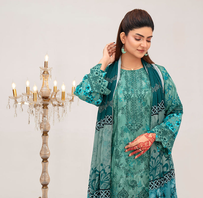 SUNDER Viscose EMB Shirt & Dupatta VOL-2461