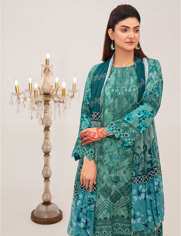 SUNDER Viscose EMB Shirt & Dupatta VOL-2461