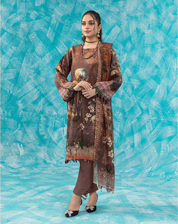 ALEEZAY Viscose PRINT Shirt & Dupatta VOL-2475