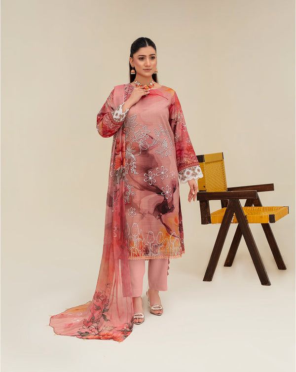 ALEEZAY Viscose Print Shirt & Dupatta VOL-2480
