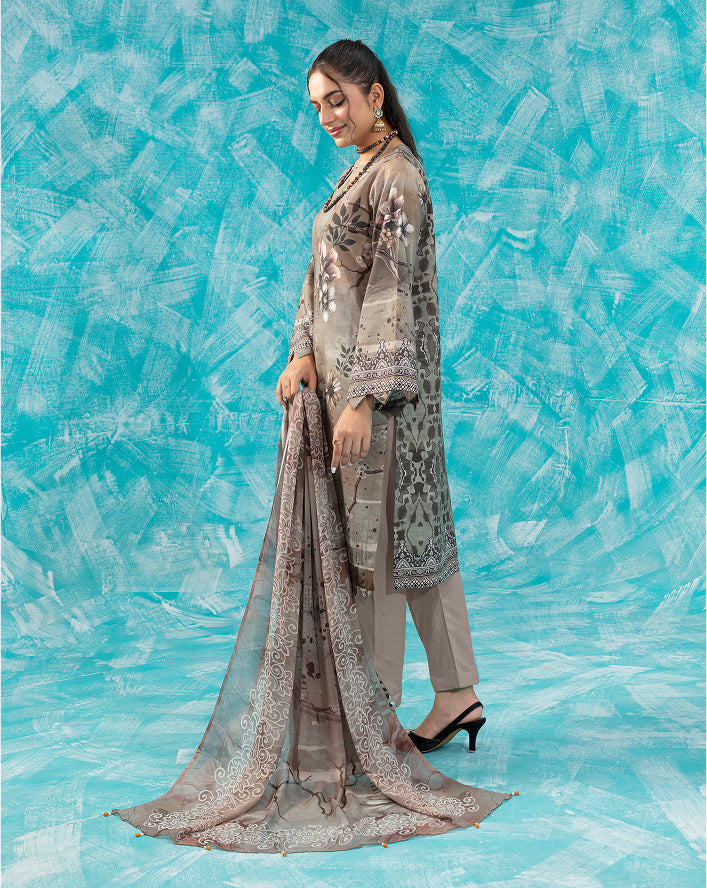 ALEEZAY Viscose PRINT Shirt & Dupatta VOL-2475