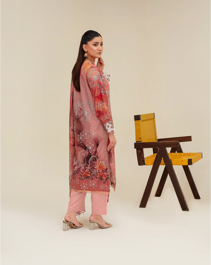 ALEEZAY Viscose Print Shirt & Dupatta VOL-2480