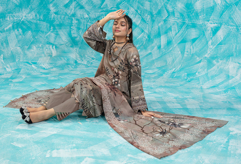 ALEEZAY Viscose PRINT Shirt & Dupatta VOL-2475