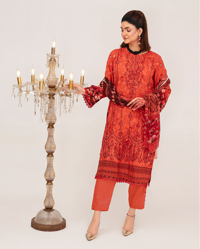 SUNDER Viscose EMB Shirt & Dupatta VOL-2461