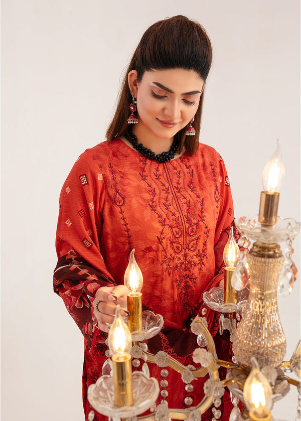 SUNDER Viscose EMB Shirt & Dupatta VOL-2461