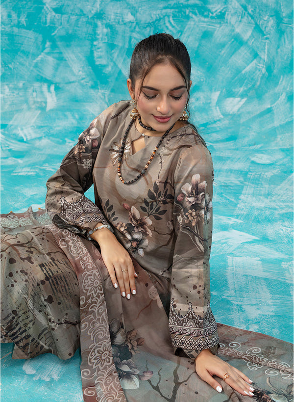 ALEEZAY Viscose PRINT Shirt & Dupatta VOL-2475
