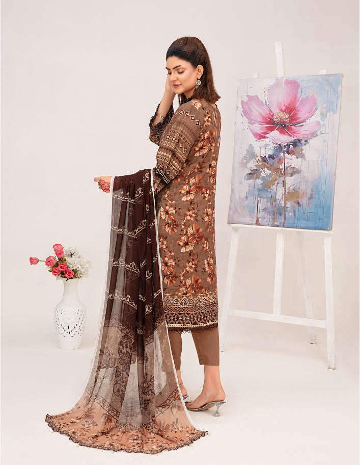 SUNDER Viscose EMB Shirt & Dupatta VOL-2461