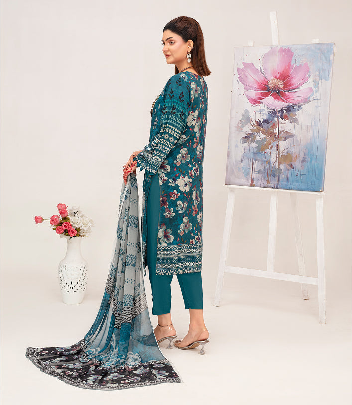 SUNDER Viscose EMB Shirt & Dupatta VOL-2461