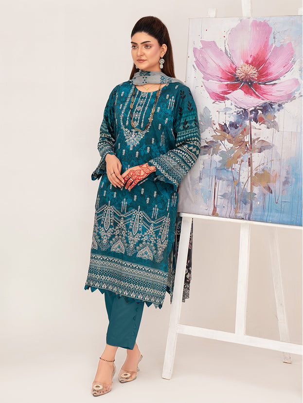 SUNDER Viscose EMB Shirt & Dupatta VOL-2461