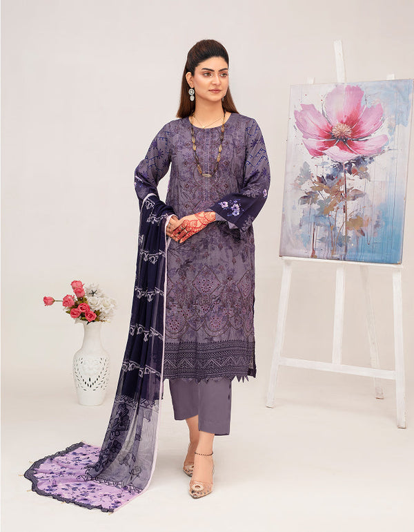 SUNDER Viscose EMB Shirt & Dupatta VOL-2461