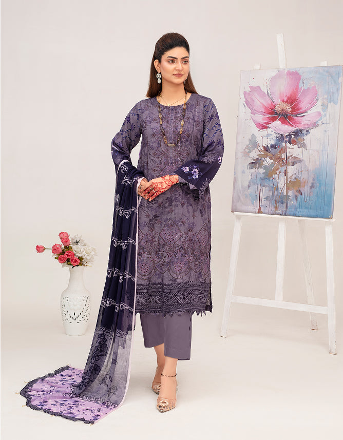 SUNDER Viscose EMB Shirt & Dupatta VOL-2461