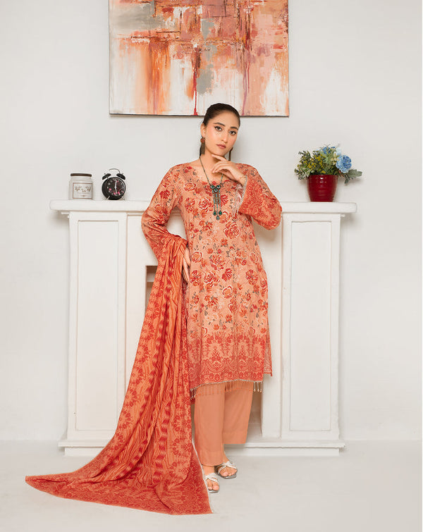 ALEEZAY Viscose Print Shirt & Dupatta VOL-2476