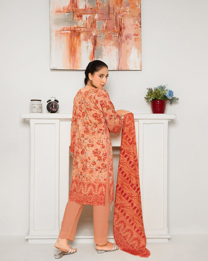 ALEEZAY Viscose Print Shirt & Dupatta VOL-2476