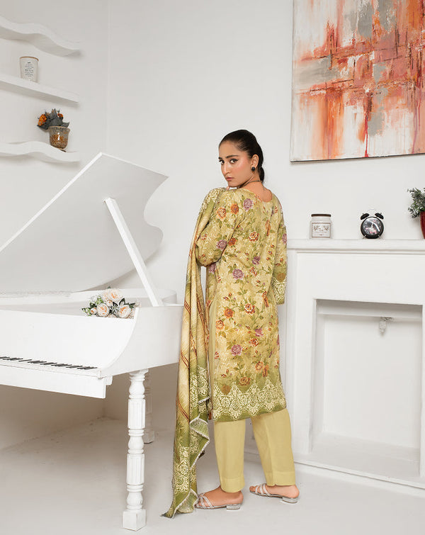 ALEEZAY Viscose Print Shirt & Dupatta VOL-2476